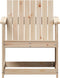 vidaXL - Tuinstoel - 62x56x77 - cm - massief - grenenhout