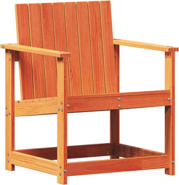 vidaXL - Tuinstoel - 62x56x77 - cm - massief - grenenhout - wasbruin