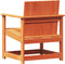 vidaXL - Tuinstoel - 62x56x77 - cm - massief - grenenhout - wasbruin