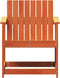 vidaXL - Tuinstoel - 62x56x77 - cm - massief - grenenhout - wasbruin