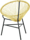 vidaXL - Tuinstoel - Acapulco - poly - rattan - beige