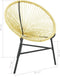 vidaXL - Tuinstoel - Acapulco - poly - rattan - beige