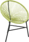 vidaXL - Tuinstoel - Acapulco - poly - rattan - groen