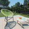 vidaXL - Tuinstoel - Acapulco - poly - rattan - groen