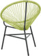 vidaXL - Tuinstoel - Acapulco - poly - rattan - groen