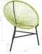 vidaXL - Tuinstoel - Acapulco - poly - rattan - groen