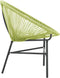 vidaXL - Tuinstoel - Acapulco - poly - rattan - groen