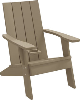 vidaXL - Tuinstoel - Adirondack - 75x88,5x89,5 - cm - polypropeen - lichtbruin