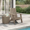 vidaXL - Tuinstoel - Adirondack - 75x88,5x89,5 - cm - polypropeen - lichtbruin