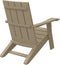 vidaXL - Tuinstoel - Adirondack - 75x88,5x89,5 - cm - polypropeen - lichtbruin