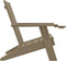 vidaXL - Tuinstoel - Adirondack - 75x88,5x89,5 - cm - polypropeen - lichtbruin