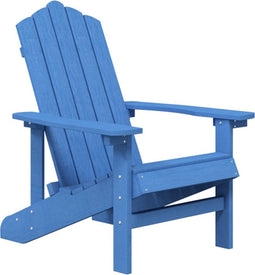 vidaXL - Tuinstoel - Adirondack - HDPE - aquablauw