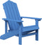 vidaXL - Tuinstoel - Adirondack - HDPE - aquablauw