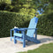 vidaXL - Tuinstoel - Adirondack - HDPE - aquablauw