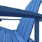 vidaXL - Tuinstoel - Adirondack - HDPE - aquablauw
