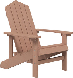 vidaXL - Tuinstoel - Adirondack - HDPE - bruin
