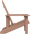 vidaXL - Tuinstoel - Adirondack - HDPE - bruin