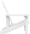 vidaXL - Tuinstoel - Adirondack - HDPE - wit