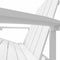 vidaXL - Tuinstoel - Adirondack - HDPE - wit