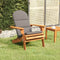 vidaXL - Tuinstoel - Adirondack - met - kussens - massief - acaciahout