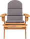 vidaXL - Tuinstoel - Adirondack - met - kussens - massief - acaciahout