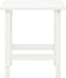 vidaXL - Tuinstoel - Adirondack - met - tafel - massief - vurenhout - wit