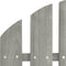 vidaXL - Tuinstoel - Adirondack - met - tafel - massief - vurenhout - grijs