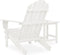 vidaXL - Tuinstoel - Adirondack - met - tafel - massief - vurenhout - wit