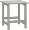 vidaXL - Tuinstoel - Adirondack - met - tafel - massief - vurenhout - grijs