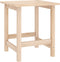 vidaXL - Tuinstoel - Adirondack - met - voetenbank - en - tafel - massief - vurenhout