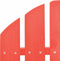 vidaXL - Tuinstoel - Adirondack - met - voetenbank - massief - vurenhout - rood