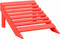 vidaXL - Tuinstoel - Adirondack - met - voetenbank - massief - vurenhout - rood