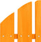 vidaXL - Tuinstoel - Adirondack - met - voetenbank - massief - vurenhout - oranje