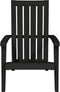 vidaXL - Tuinstoel - Adirondack - polypropeen - zwart