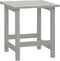 vidaXL - Tuinstoel - Adirondack - voetenbank - tafel - massief - vurenhout - grijs