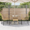 vidaXL - Tuinstoel - bruin - poly - rattan - 2 - st