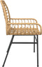 vidaXL - Tuinstoel - bruin - poly - rattan - 2 - st