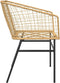 vidaXL - Tuinstoel - bruin - poly - rattan - 2 - st