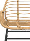 vidaXL - Tuinstoel - bruin - poly - rattan - 2 - st