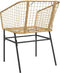 vidaXL - Tuinstoel - bruin - poly - rattan - 2 - st