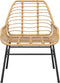 vidaXL - Tuinstoel - bruin - poly - rattan - 2 - st