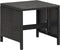 vidaXL - Tuinstoel- - en - voetenbankset - 4-delig - poly - rattan - zwart