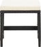 vidaXL - Tuinstoel- - en - voetenbankset - 4-delig - poly - rattan - zwart