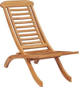 vidaXL - Tuinstoel - inklapbaar - 50x90x69 - cm - massief - teakhout