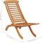 vidaXL - Tuinstoel - inklapbaar - 50x90x69 - cm - massief - teakhout