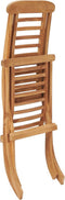 vidaXL - Tuinstoel - inklapbaar - 50x90x69 - cm - massief - teakhout