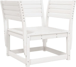 vidaXL - Tuinstoel - massief - grenenhout - wit
