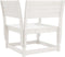 vidaXL - Tuinstoel - massief - grenenhout - wit