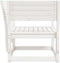 vidaXL - Tuinstoel - massief - grenenhout - wit