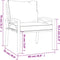 vidaXL - Tuinstoel - met - grijze - kussens - 68x76x79 - cm - staal